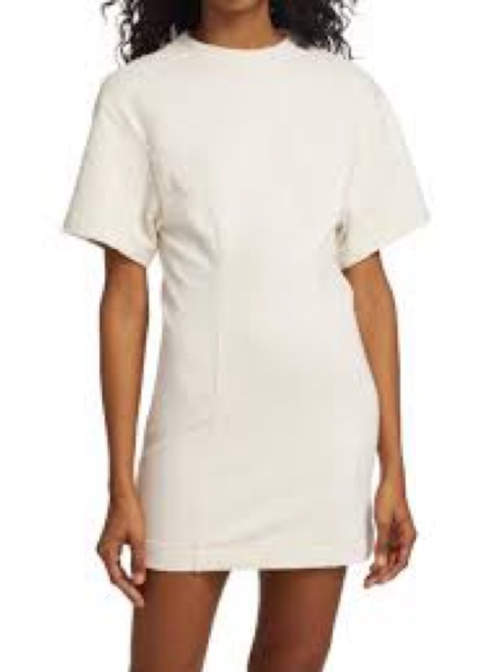 rag & bone Lilith mini t-shirt dress organic cotton flattering seam Size Small